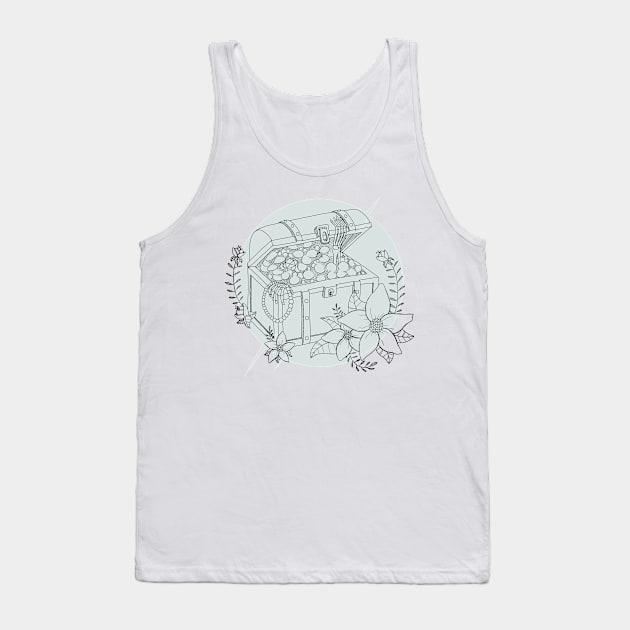 treasure charm - aesthetic drawing Tank Top by Ferdi Everywhere